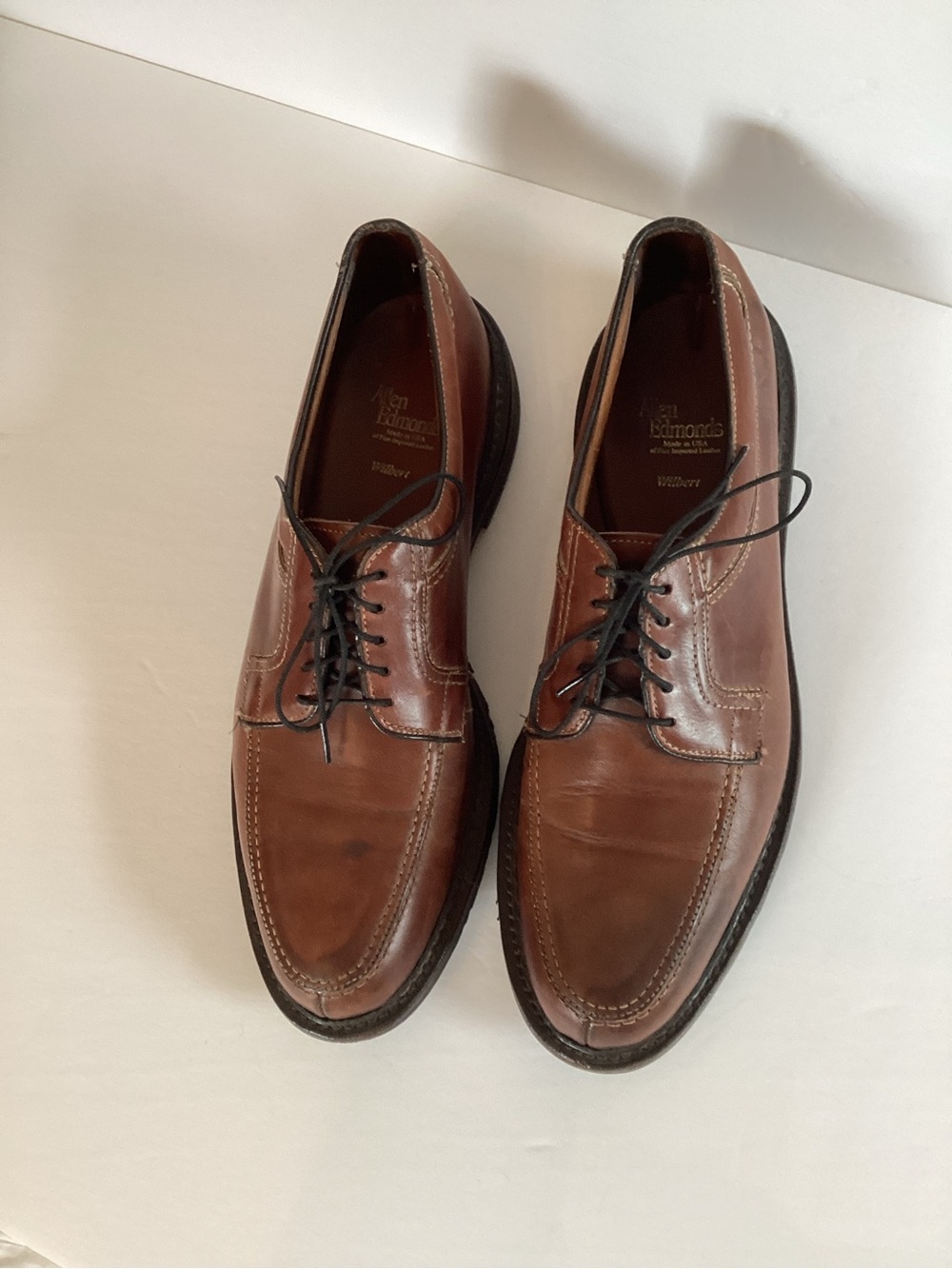 Allen Edmonds Men's Brown Leather Wilbert Oxfords